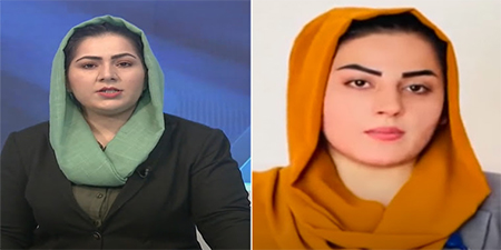 Taliban take two female state TV anchors off-air, beat two journalists